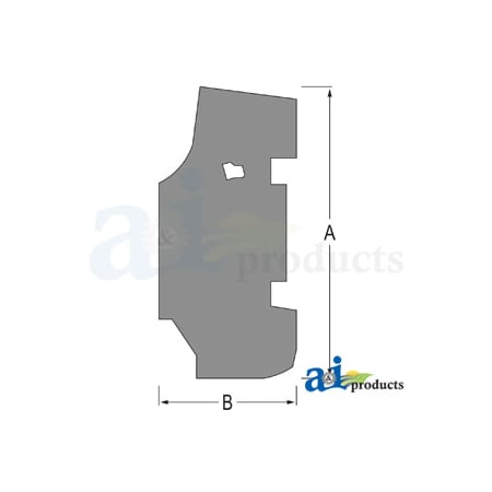 A & I Products Floor Mat 29" x6" x6" A-CFM225